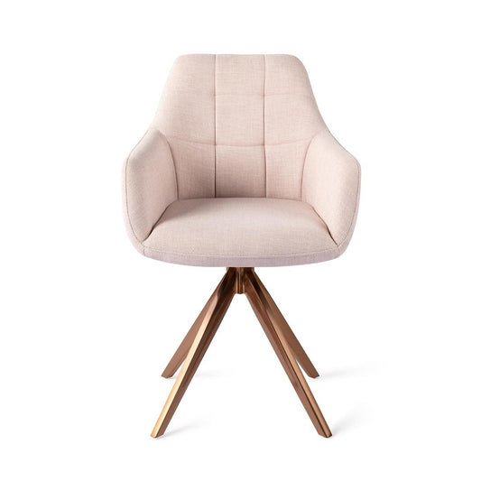 Noto Dining Chair Petal Pink Turn Rose