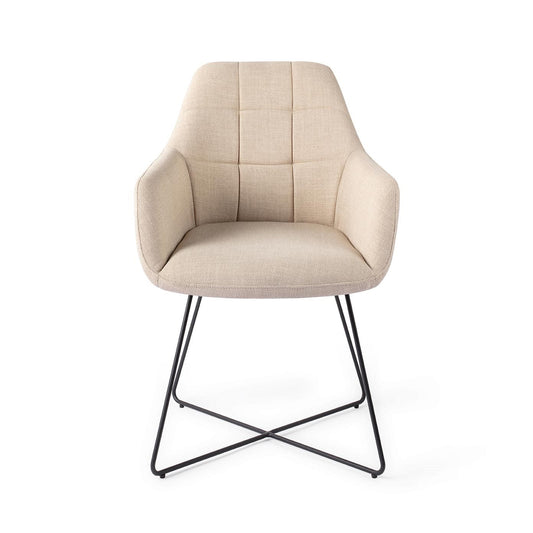 Noto Dining Chair Overnight Oats Cross Black