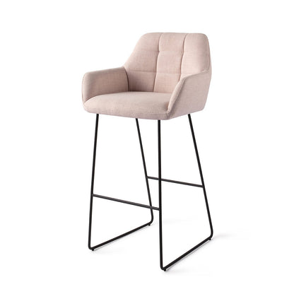 Noto Bar Chair Petal Pink Slide Bar (75 cm)