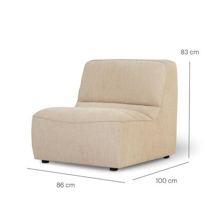 Muonist Sofa Ecru 1 Seaterer