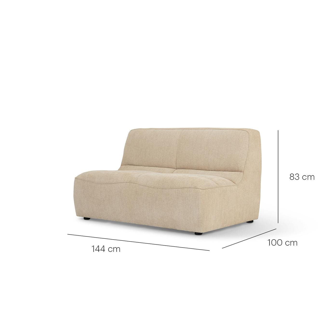 Muonist Sofa Ecru 2 Seater