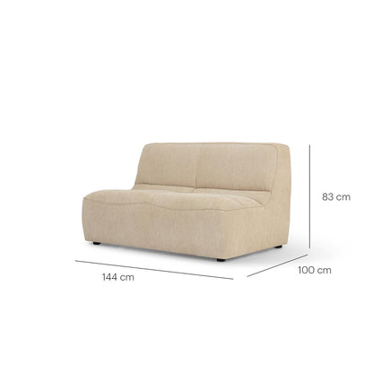 Muonist Sofa Ecru 2 Seater