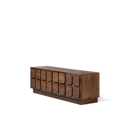 Sirkka TV Stand Natural TV Stand 4 Door