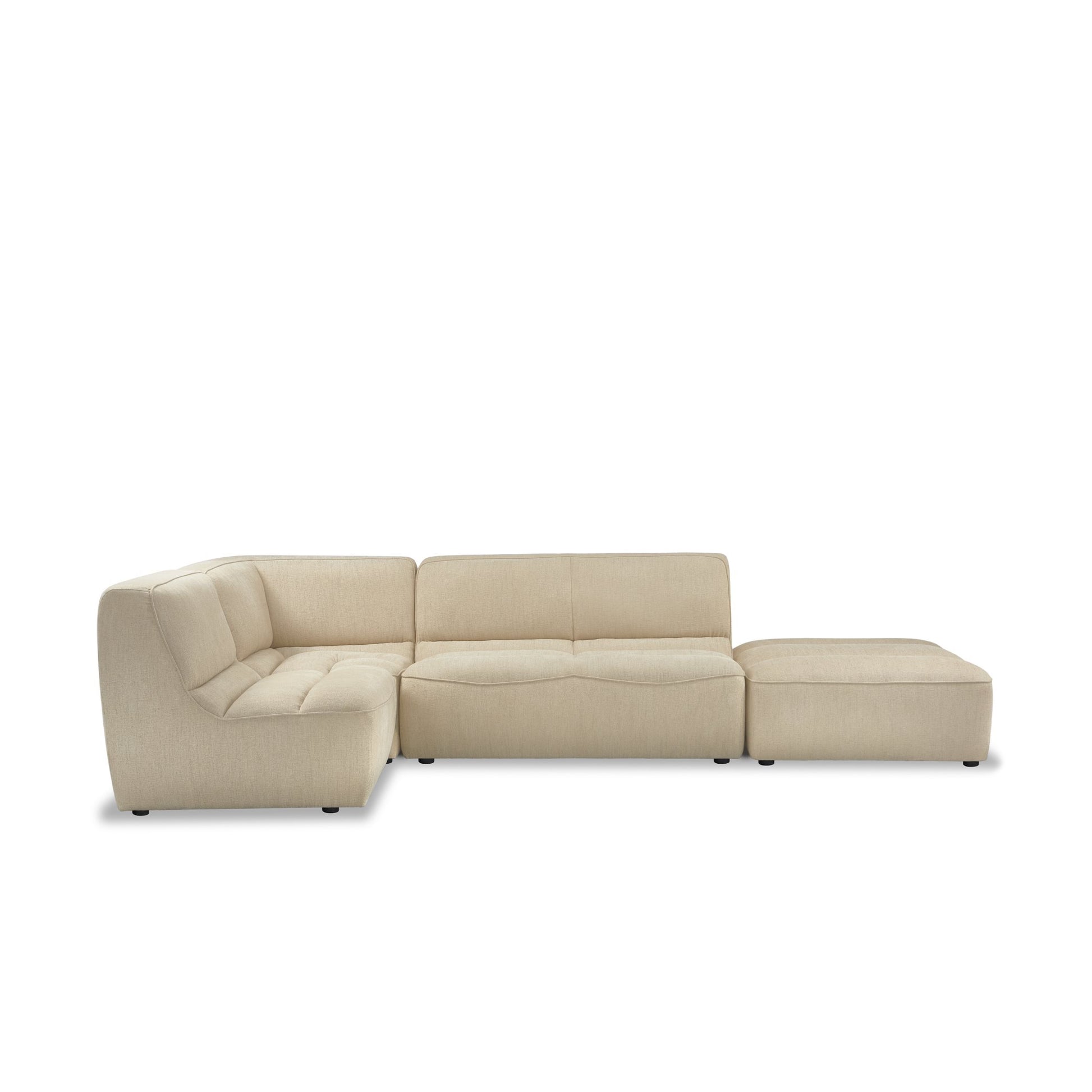 Muonist Sofa Ecru Combi 7 Left