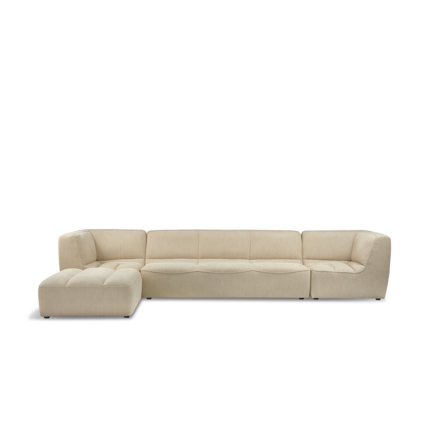 Muonist Sofa Ecru Combi 3 Left