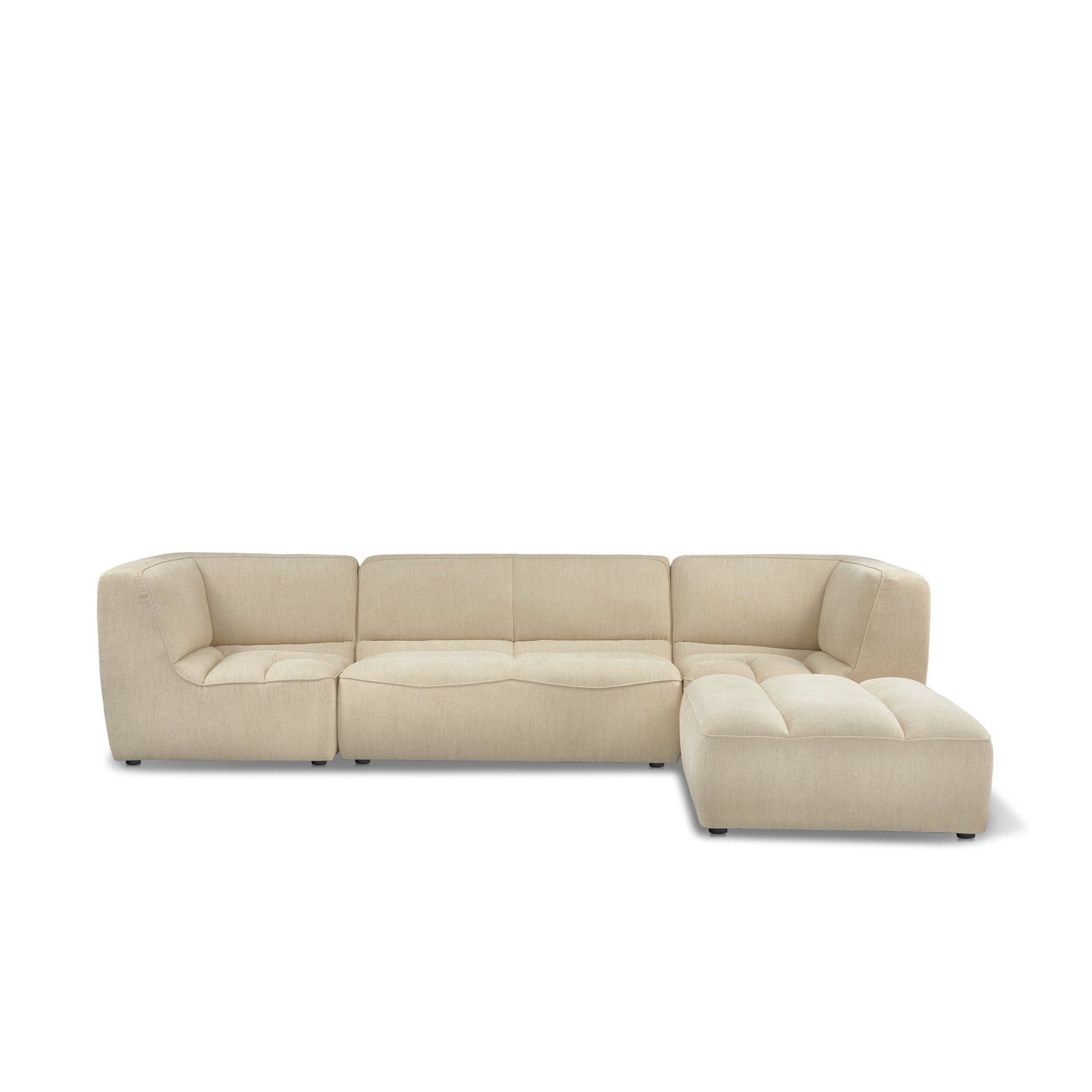 Muonist Sofa Ecru Combi 2 Right