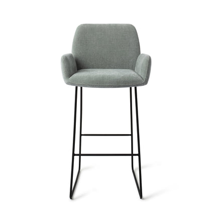 Misaki Bar Chair Blue Breezy Slide Bar (75 cm)