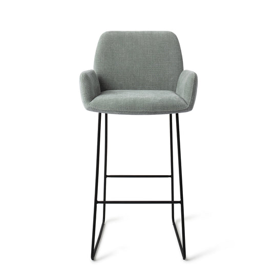 Misaki Bar Chair Blue Breezy Slide Bar (75 cm)