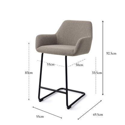 Hiroo Bar Chair Foggy Fusion Arch Counter (65 cm)