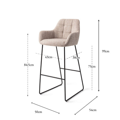 Noto Bar Chair Biscuit Beach Slide Bar (75 cm)