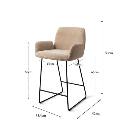 Misaki Bar Chair Funky Fudge Slide Counter (65 cm)