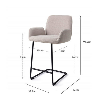 Misaki Bar Chair Pretty Plaster Arch Counter (65 cm)