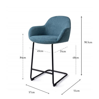 Kushi Bar Chair Ocean Eyes Arch Counter (65 cm)