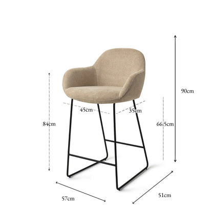 Kushi Bar Chair Desert Dunes Slide Counter (65 cm)