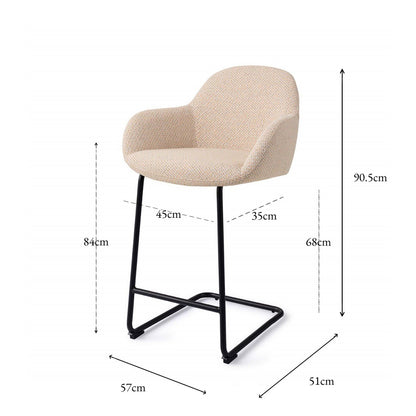 Kushi Bar Chair Trouty Tinge Arch Counter (65 cm)
