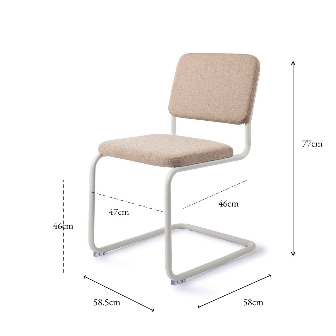 Mugi Dining Chair Mocha Mousse  Ice