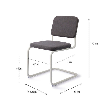 Mugi Dining Chair Inkwell  Ice