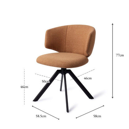 Misato Dining Chair Cinnamon Spice