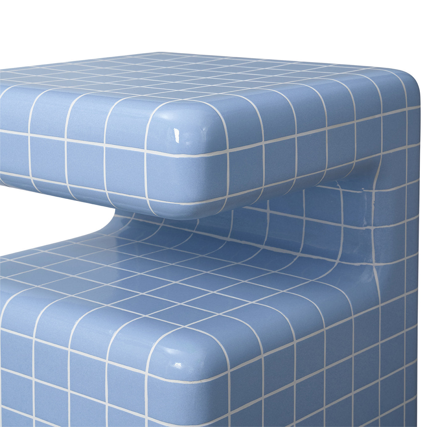 Takamu Side Table Cashmere Grid