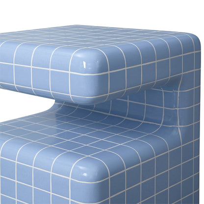 Takamu Side Table Cashmere Grid