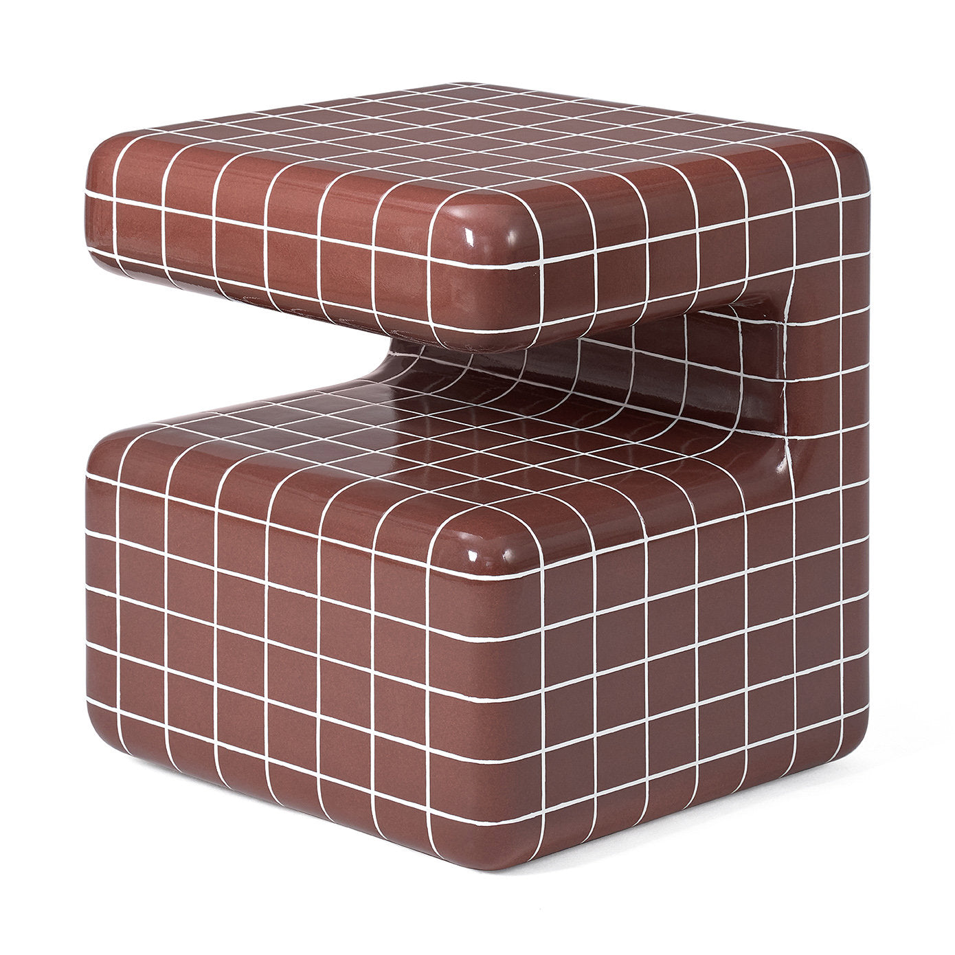 Takamu Side Table Timber Grid