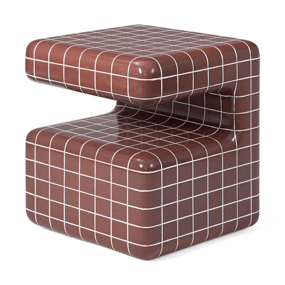 Takamu Side Table Timber Grid