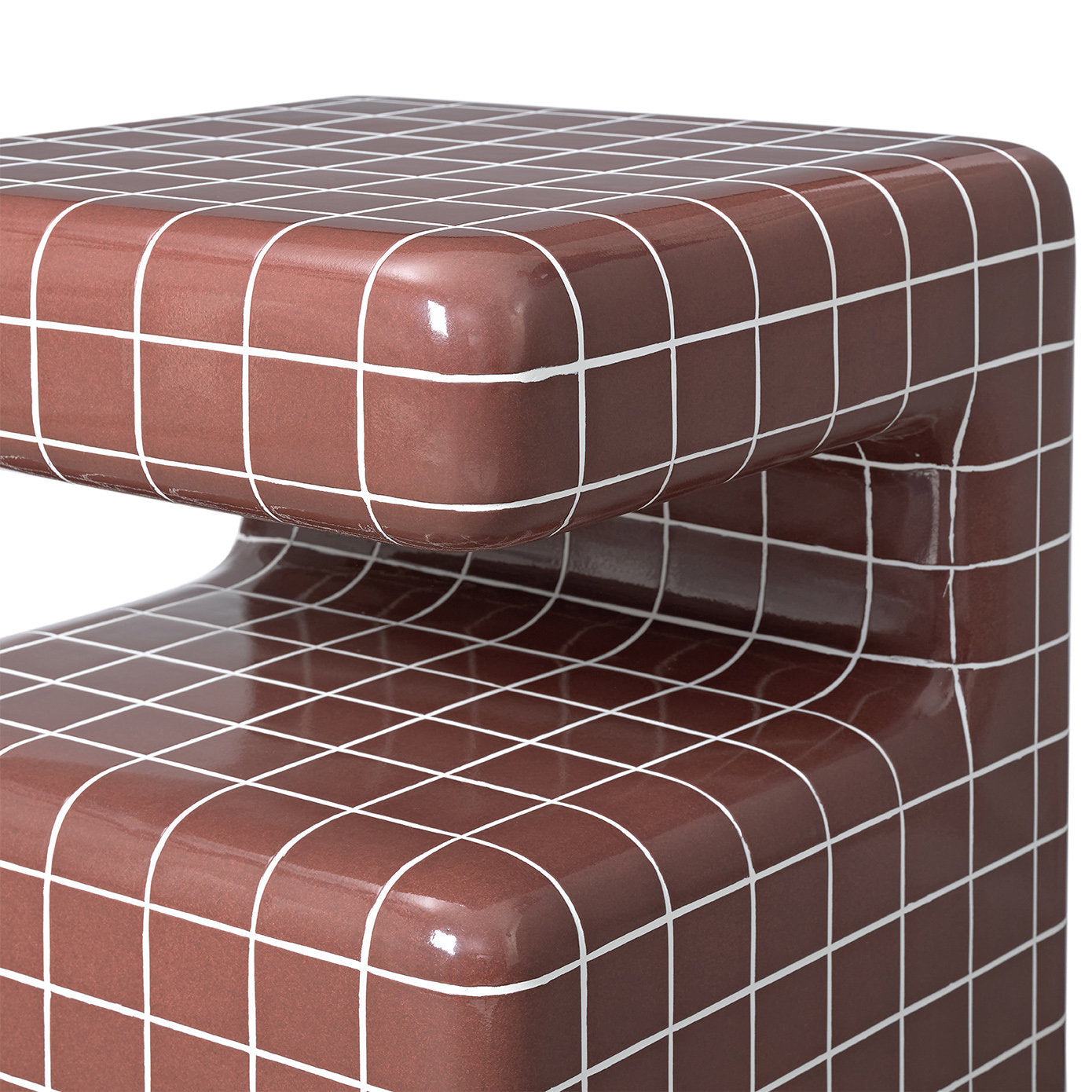 Takamu Side Table Timber Grid