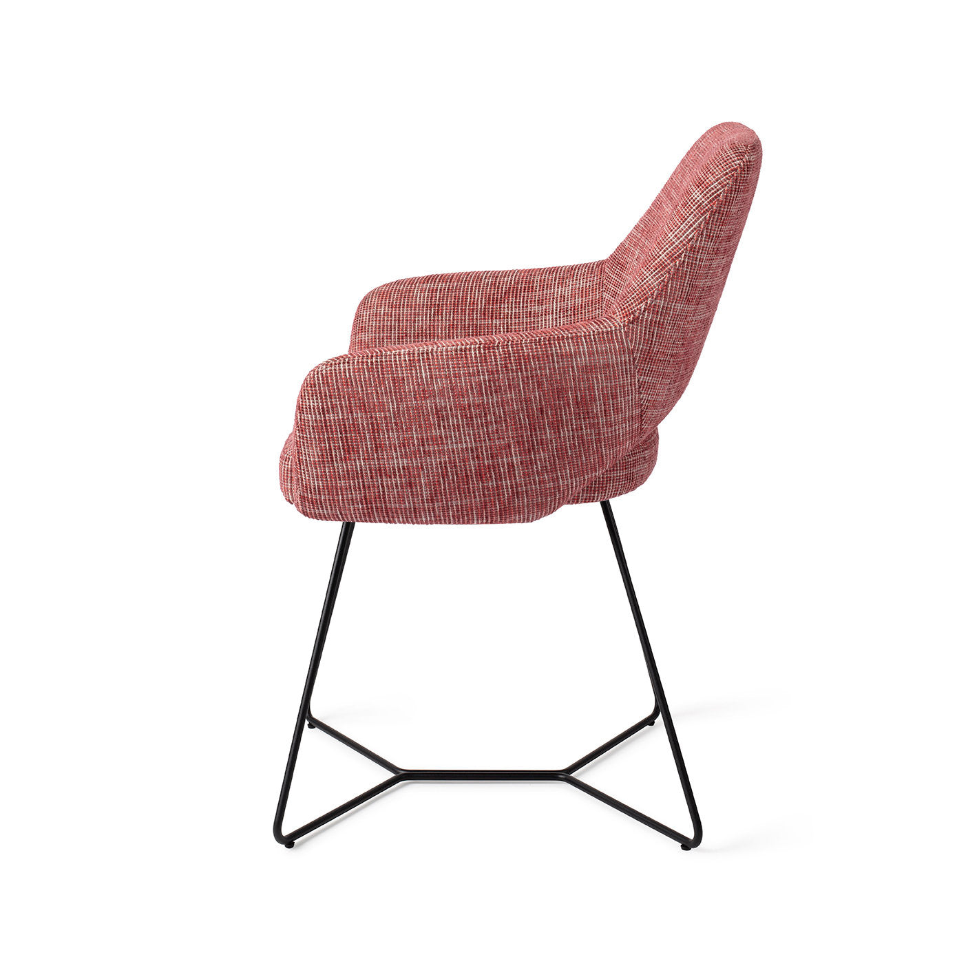 Yanai Dining Chair Berry Bars Beehive Black