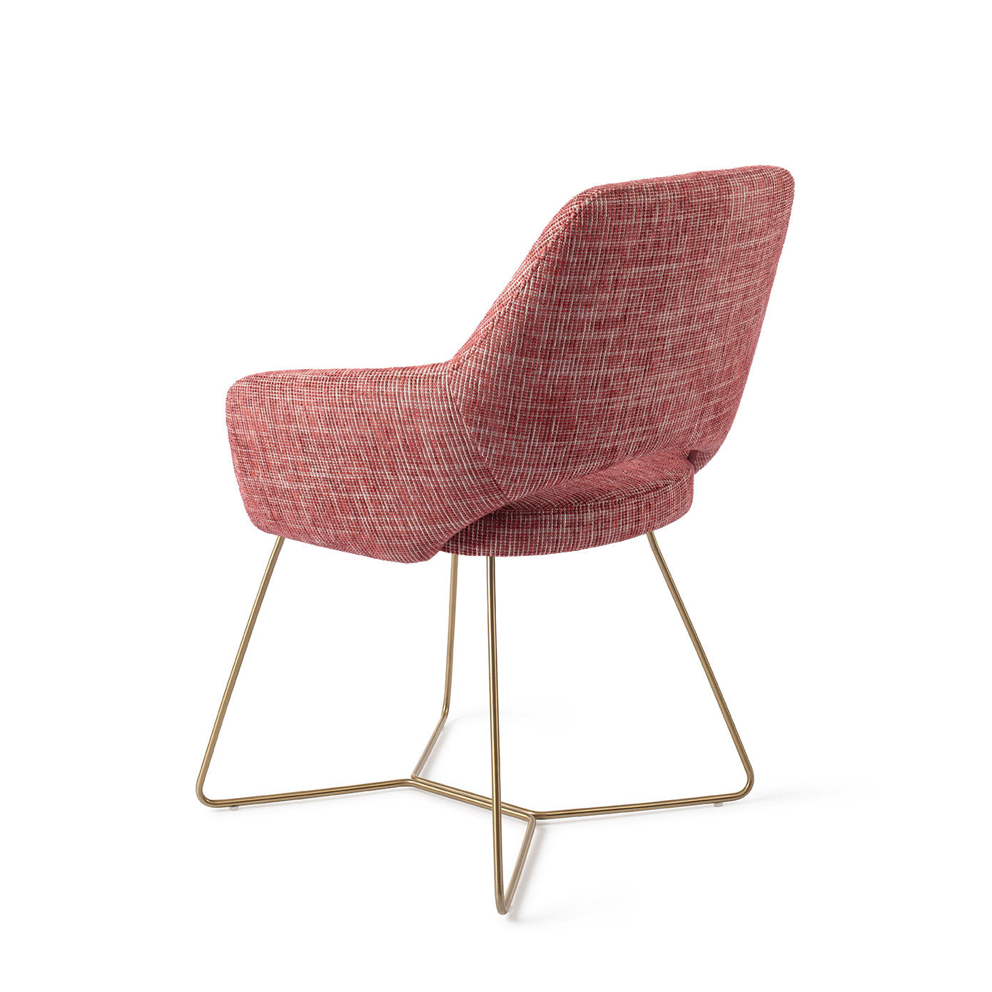 Yanai Dining Chair Berry Bars Beehive Gold