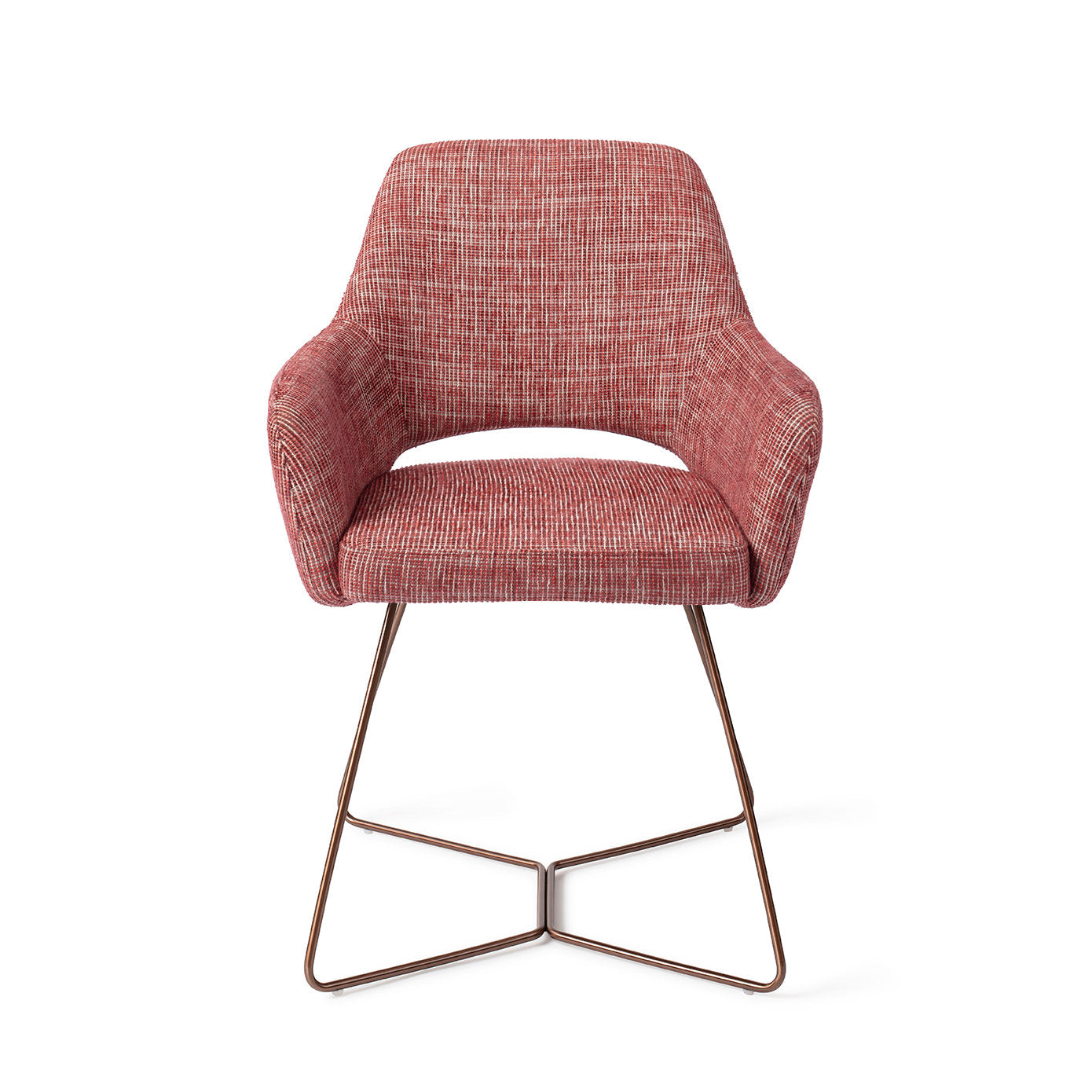Yanai Dining Chair Berry Bars Beehive Rose