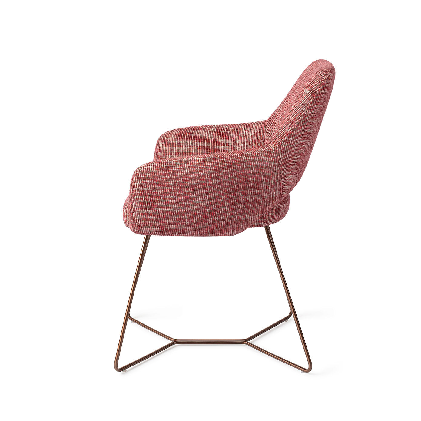 Yanai Dining Chair Berry Bars Beehive Rose