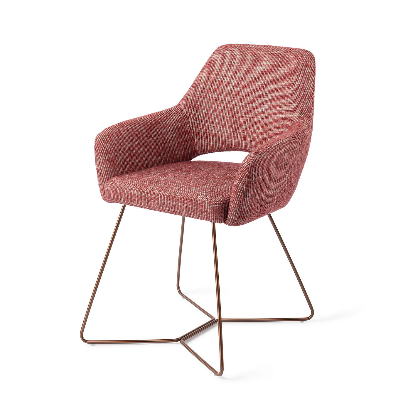 Yanai Dining Chair Berry Bars Beehive Rose