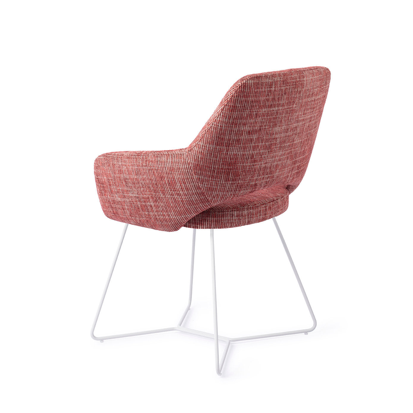 Yanai Dining Chair Berry Bars Beehive White