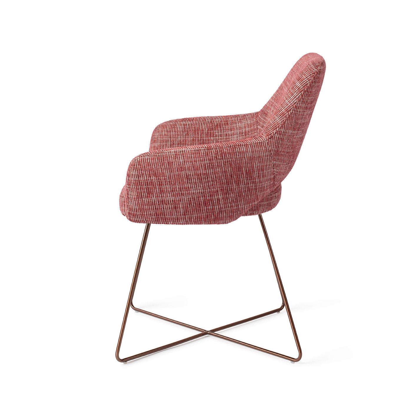 Yanai Dining Chair Berry Bars Cross Rose