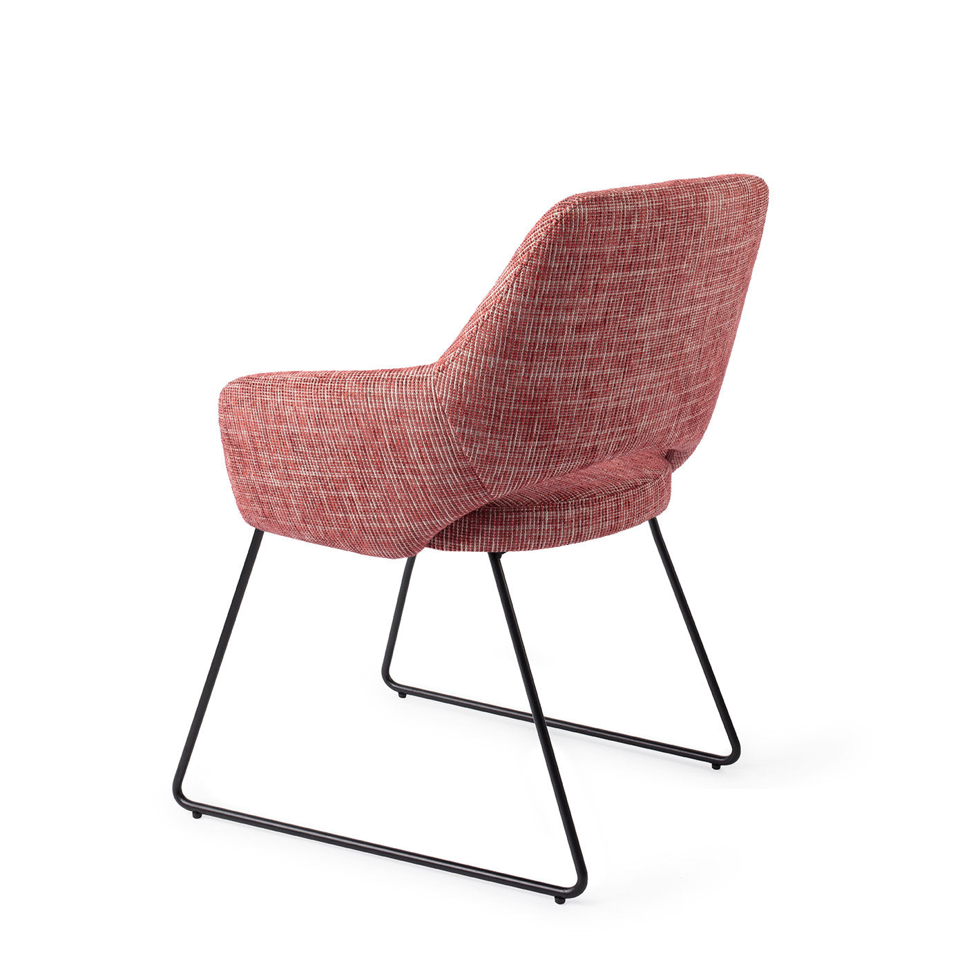 Yanai Dining Chair Berry Bars Slide Black