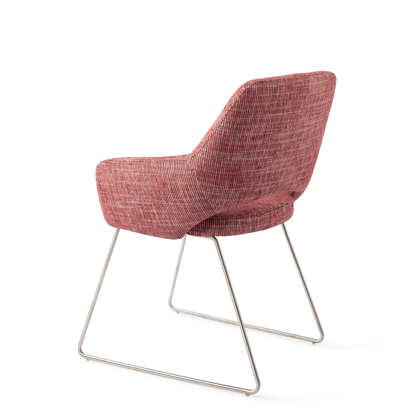 Yanai Dining Chair Berry Bars Slide Steel