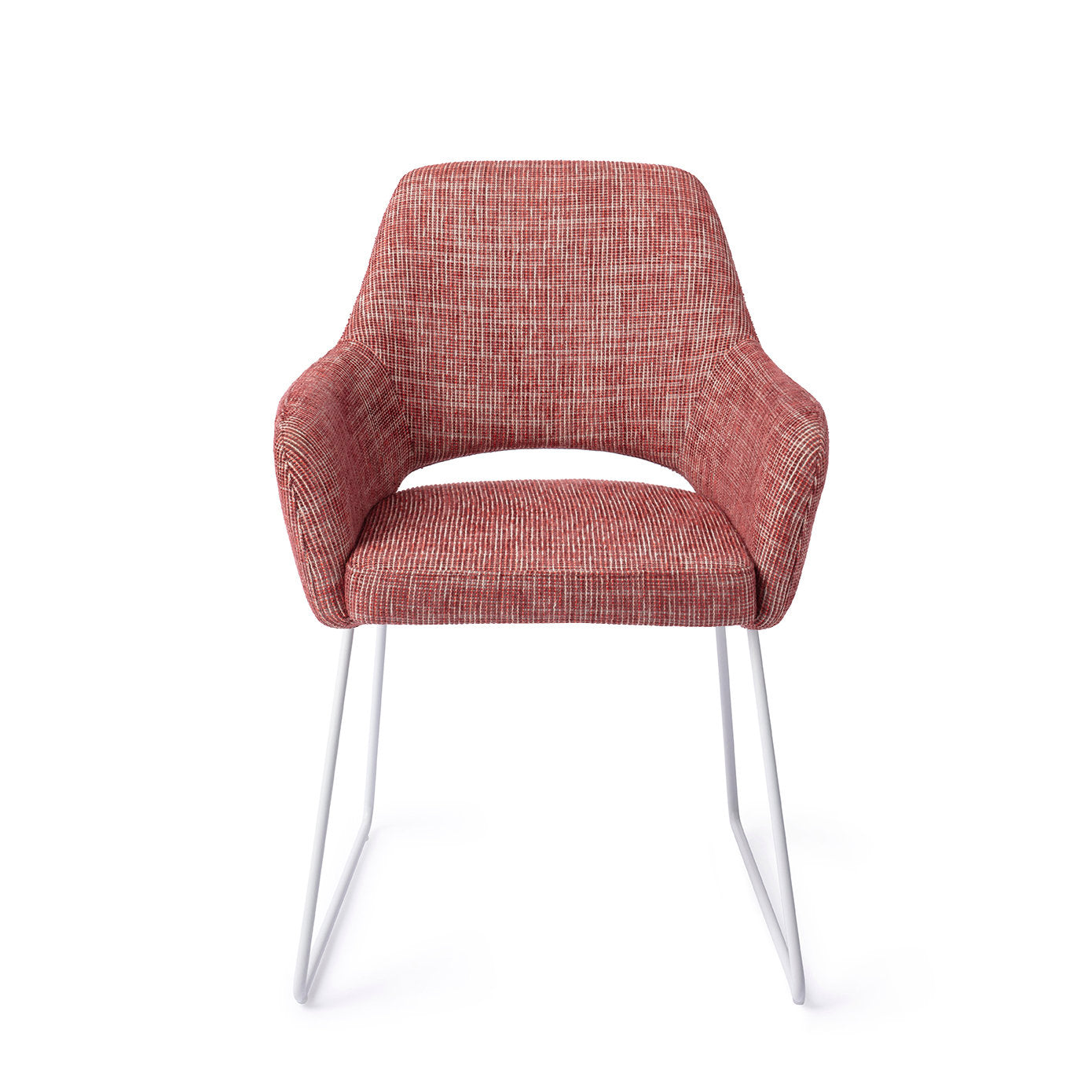 Yanai Dining Chair Berry Bars Slide White
