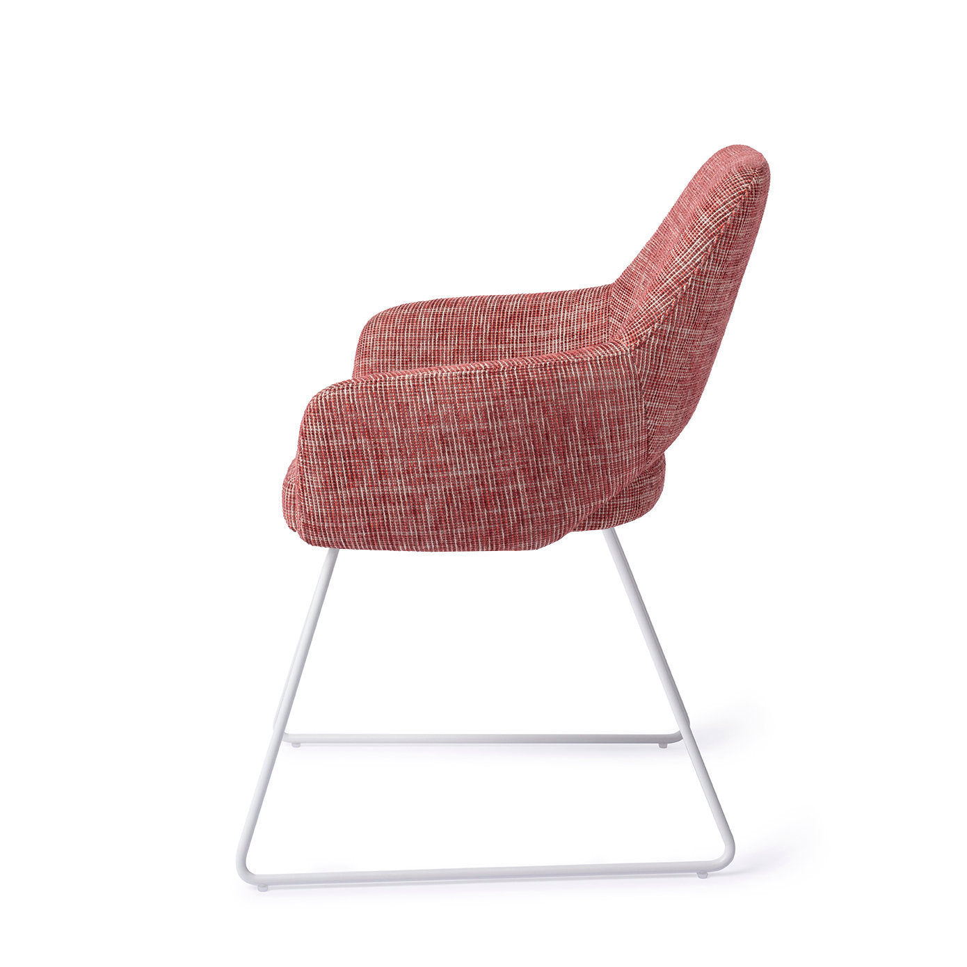 Yanai Dining Chair Berry Bars Slide White