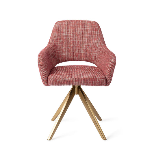 Yanai Dining Chair Berry Bars Turn Gold