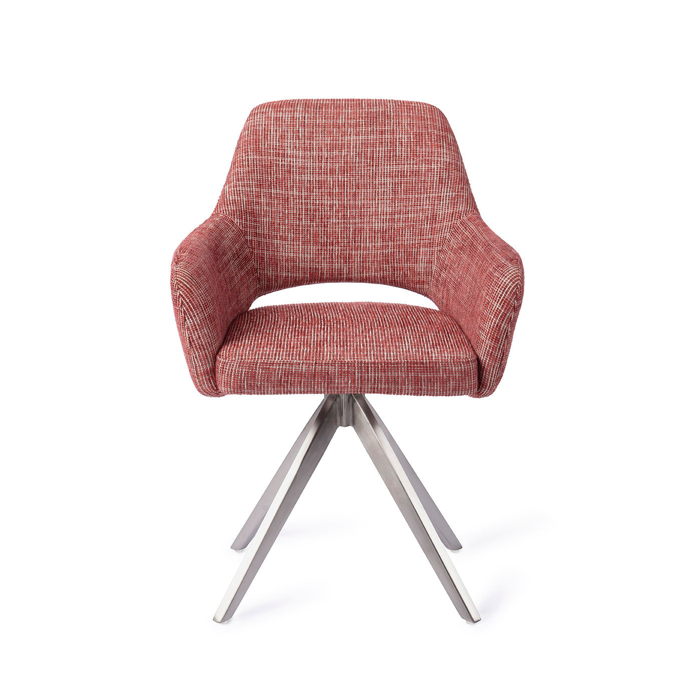 Yanai Dining Chair Berry Bars Turn Steel