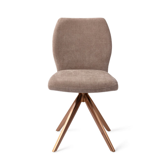 Ikata Dining Chair Mocha Mist Turn Rose