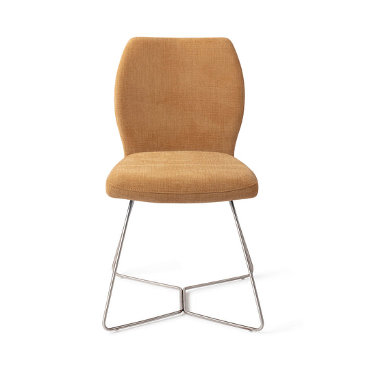 Ikata Dining Chair Honey Harvest Beehive Steel