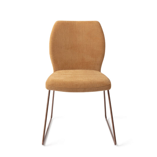 Ikata Dining Chair Honey Harvest Slide Rose