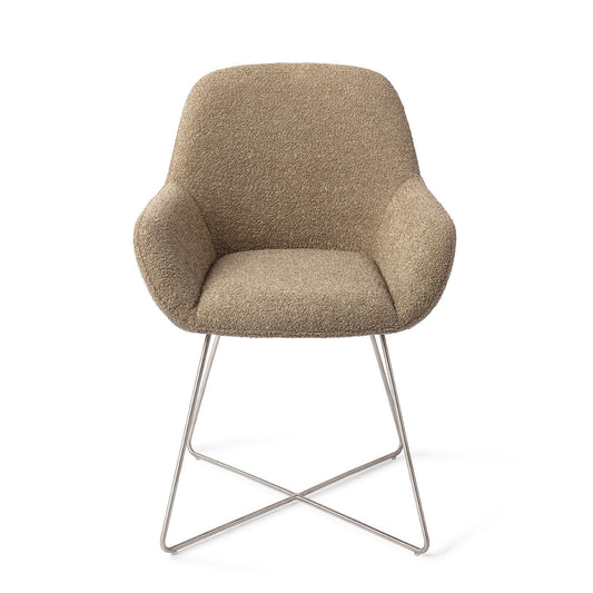 Kushi Dining Chair Moss Meadow Cross Steel