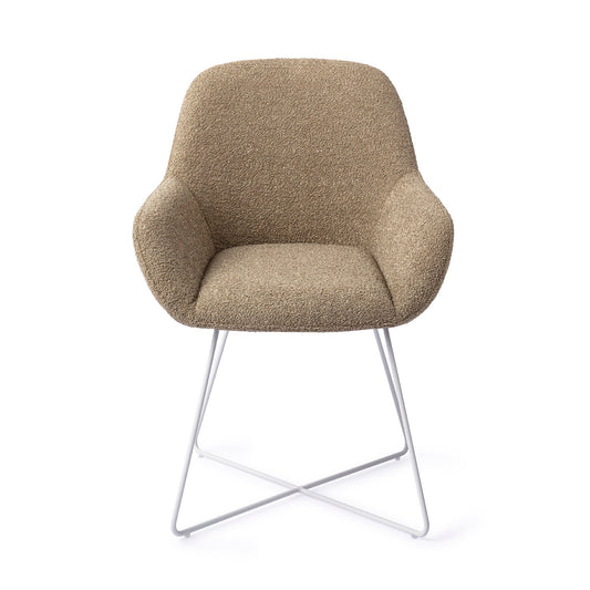 Kushi Dining Chair Moss Meadow Cross White