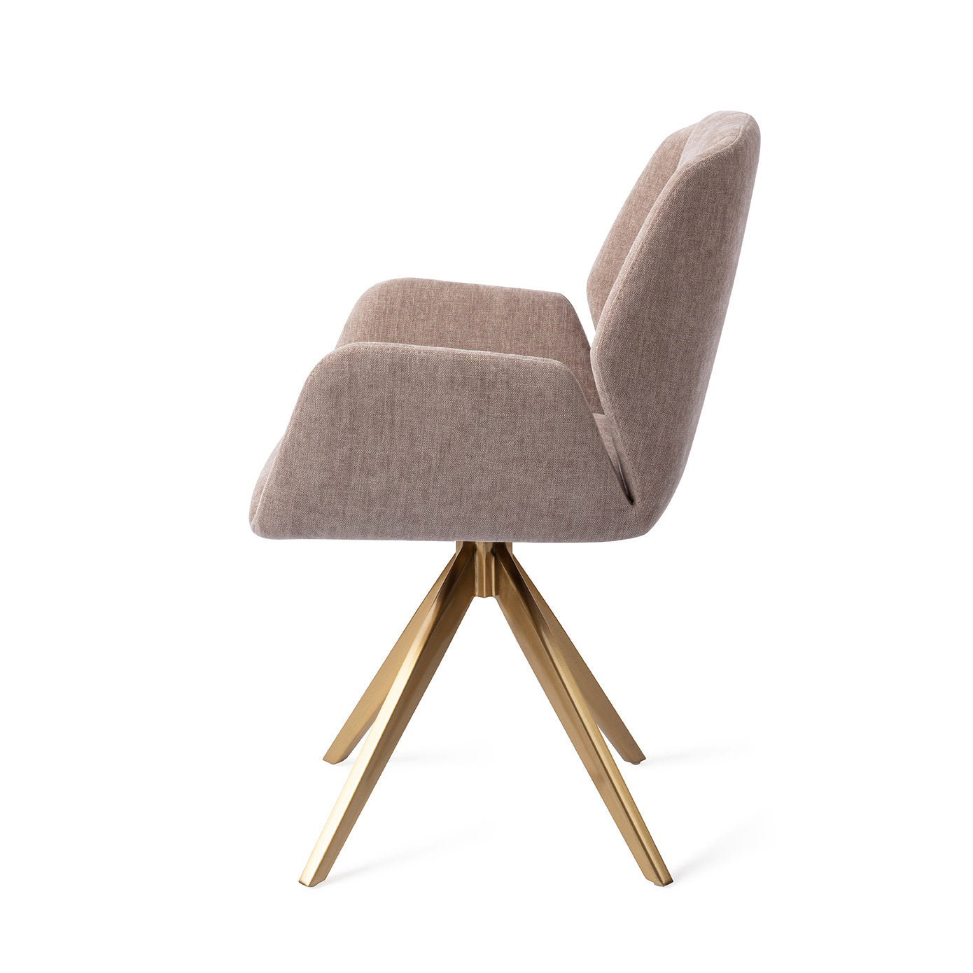 Myoko Dining Chair Greystones Turn Gold