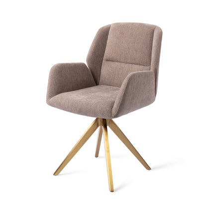 Myoko Dining Chair Greystones Turn Gold