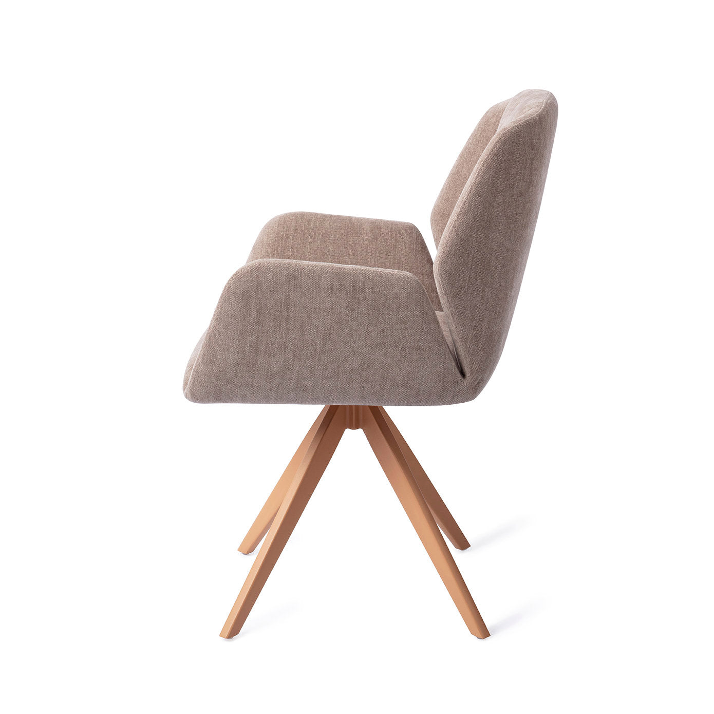 Myoko Dining Chair Greystones Turn Peach