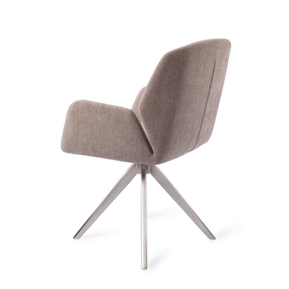Myoko Dining Chair Greystones Turn Steel
