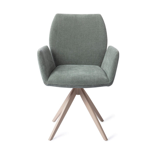 Misaki Dining Chair Breezy Blue Turn Beige